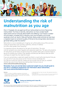 Understanding the risk of malnutrition